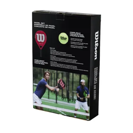 Набор для падела WILSON Optix XP Padel KIT, WR202110U2, ракетка + 3мяча, красный за 20&nbsp;362.60 ₽ купить в Йошкар-Оле