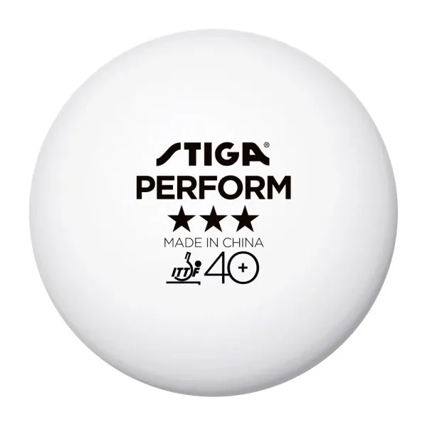 Мяч для наст. тенниса Stiga Perform 3***, 40+, 1113-2110-06, пластик, ITTF Appr., уп.6 шт, бел за 2&nbsp;121.60 ₽ в Йошкар-Оле