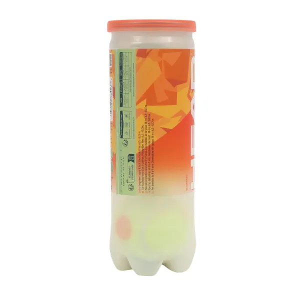 Мяч теннисный детский HEAD Stage 2 Orange, 578423,уп.3 шт, фетр,нат.резина,желто-оранжевый за 836.40 ₽ в Йошкар-Оле