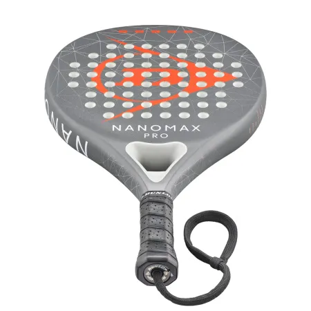 Ракетка для падела Dunlop Nanomax Pro, 10370739, для профессионалов, карбон,серо-оранжевый за 17&nbsp;248.20 ₽ купить в Йошкар-Оле