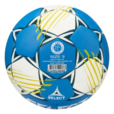 Мяч ганд. SELECT HB FORCE DB V25, 1622858205, Senior (р.3), EHF Appr,ПУ, гибр.сш., сине-белый за 8&nbsp;438.80 ₽ купить в Йошкар-Оле