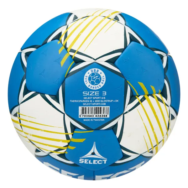 Мяч ганд. SELECT HB FORCE DB V25, 1622858205, Senior (р.3), EHF Appr,ПУ, гибр.сш., сине-белый за 8&nbsp;438.80 ₽ в Йошкар-Оле