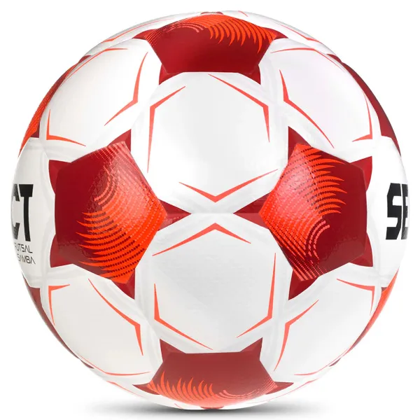 Мяч футзал. SELECT Futsal Samba v26, 1063471008, р.4,FIFA Basic, 32п, ТПУ, гибр.сш, бел-кр-черн за 5&nbsp;618.50 ₽ в Йошкар-Оле