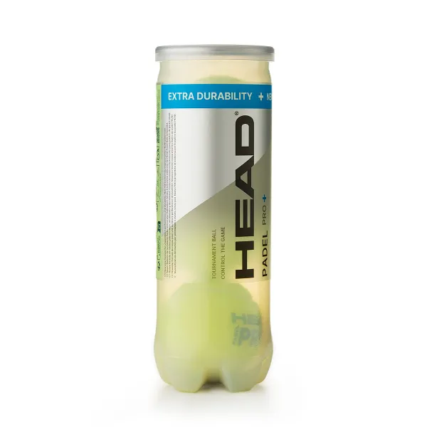 Мяч для падела HEAD Padel Pro+, 540203, уп.3 шт, FIP Approved, войлок,нат.резина,желтый за 933.30 ₽ в Йошкар-Оле