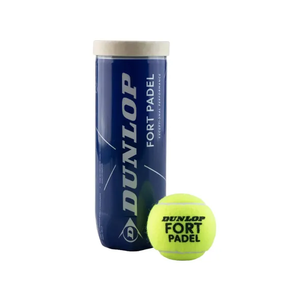 Мяч для падела Dunlop Fort Padel, 601555, уп.3 шт, FIP, сукно, нат.резина,желтый за 1&nbsp;135.60 ₽ в Йошкар-Оле