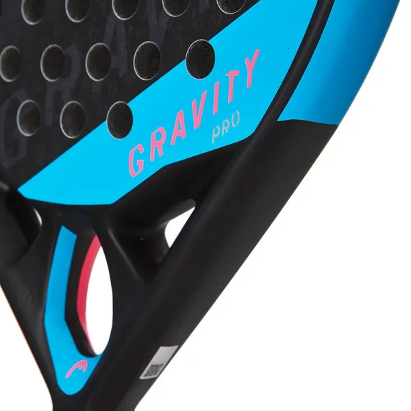 Ракетка для падела HEAD Gravity Pro 2022, 228162,для продв.игр., карбон, стекловолокно,черн-сине-роз за 16&nbsp;138.10 ₽ в Йошкар-Оле