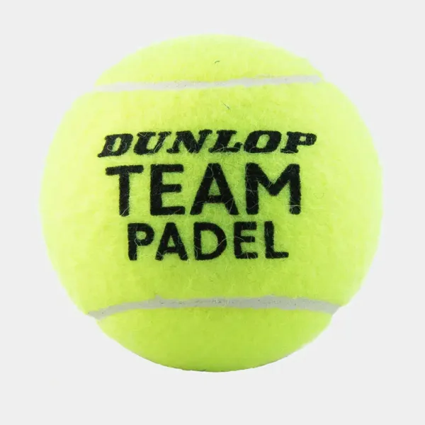 Мяч для падела Dunlop Team Padel, 601553, уп.3 шт, сукно, нат.резина,желтый за 1&nbsp;110.10 ₽ в Йошкар-Оле
