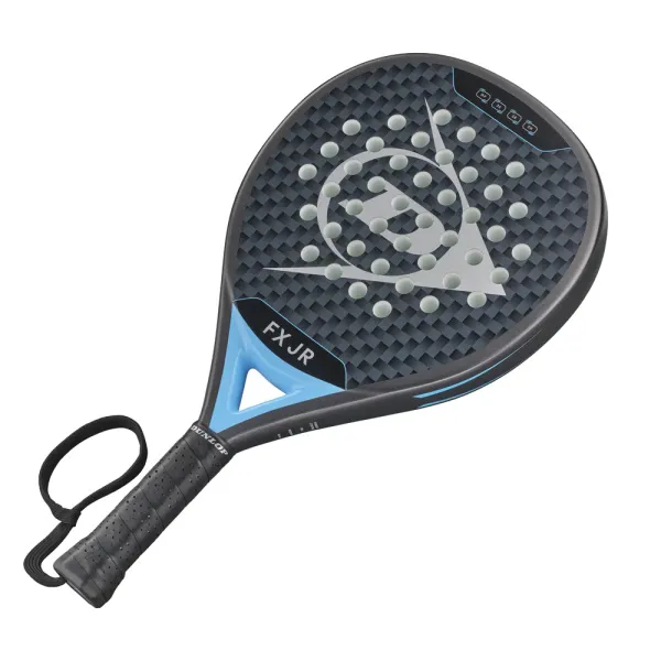 Ракетка для падела Dunlop FX Jr, 10370738, для юниоров, гибрид, графит, черно-голубой за 11&nbsp;019.40 ₽ в Йошкар-Оле
