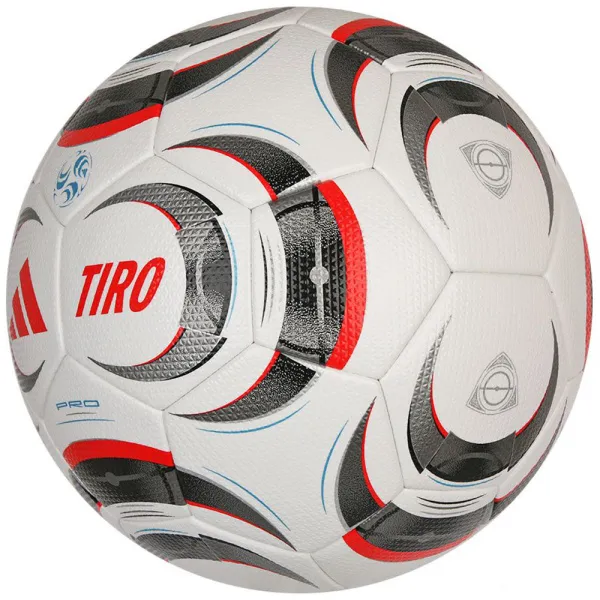 Мяч футб. ADIDAS Tiro Pro JW1533, р.5, FIFA Pro, 32 пан., ПУ, термосшивка, бело-серо-красный за 14&nbsp;133.80 ₽ в Йошкар-Оле