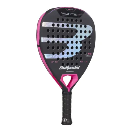 Ракетка для падела BULLPADEL Wonder 27, 497250, для продв.игроков, стекловолокно, карбон, черно-роз за 42&nbsp;969.20 ₽ купить в Йошкар-Оле