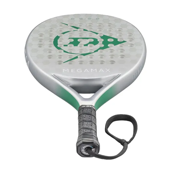 Ракетка для падела Dunlop Megamax Silver, 10370741, для начинающих, графит, серебристый за 11&nbsp;740.20 ₽ в Йошкар-Оле