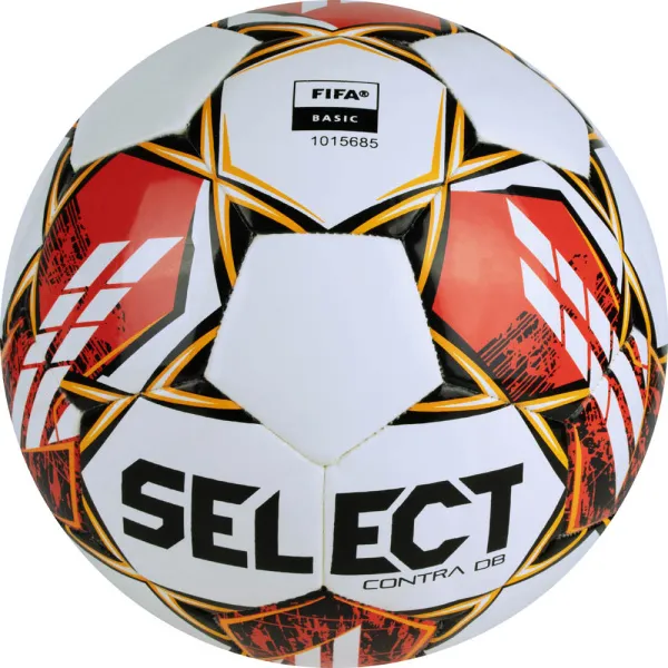 Мяч футб. SELECT Contra DB V23, 0854160300, р.4, FIFA Basic, 32 пан, ПУ, гибрид.сш, бел-чер-красн за 4&nbsp;455.70 ₽ в Йошкар-Оле