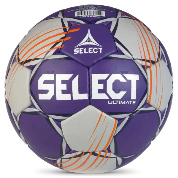 Мяч ганд. SELECT Ultimate Official EHF V24, 1612858999, Senior(р.3), EHF Appr, ПУ, руч.сш, фиол-сер за 15&nbsp;504 ₽ в Йошкар-Оле