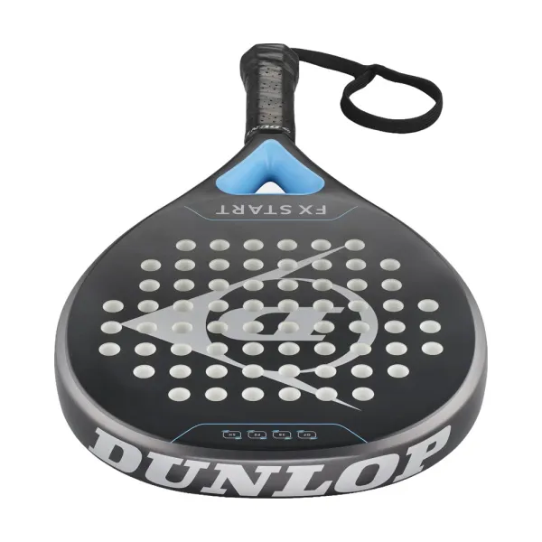 Ракетка для падела Dunlop FX Start, 10370737, для начинающих, гибрид, графит, черно-синий за 13&nbsp;175 ₽ в Йошкар-Оле