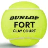 Мяч теннисный Dunlop Fort Clay Court 4B, 601613, уп.4 шт,одобр.ITF и FFT,сукно,нат.резина,желтый за 1&nbsp;812.20 ₽ купить в Йошкар-Оле