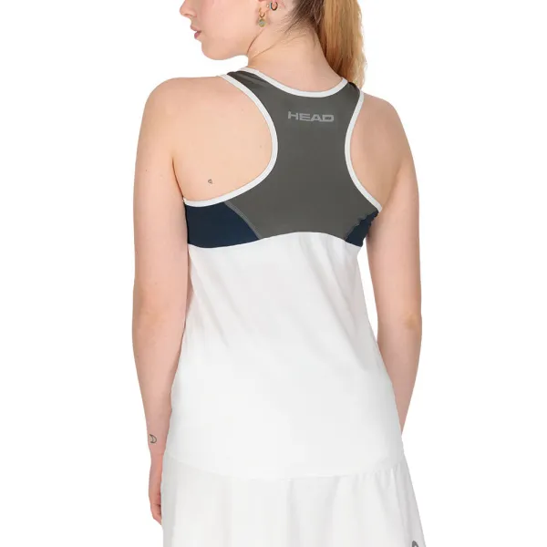 СЦ*Майка жен. HEAD Club 22 Tank Top W 814461-WHDB-L, р.L, 92% полиэстер, 8% эластан, белый за 3&nbsp;500.30 ₽ в Йошкар-Оле