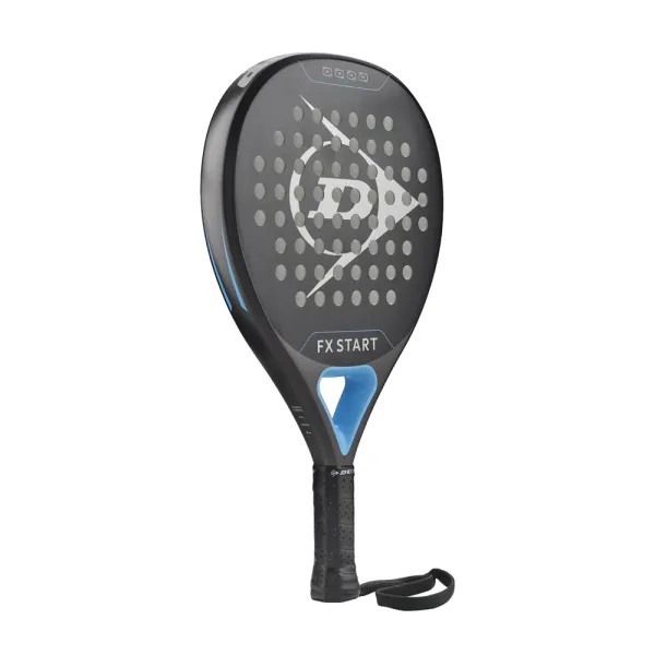 Ракетка для падела Dunlop FX Start, 10370737, для начинающих, гибрид, графит, черно-синий за 13&nbsp;175 ₽ в Йошкар-Оле