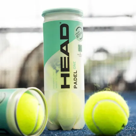 Мяч для падела HEAD Padel One S, 575383, уп.3 шт, FIP Approved, войлок,нат.резина,желтый за 933.30 ₽ купить в Йошкар-Оле