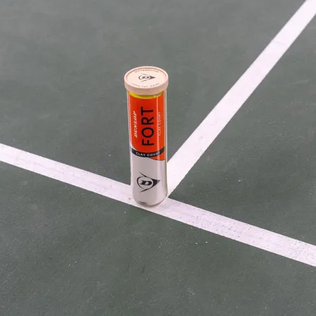 Мяч теннисный Dunlop Fort Clay Court 4B, 601613, уп.4 шт,одобр.ITF и FFT,сукно,нат.резина,желтый за 1&nbsp;812.20 ₽ купить в Йошкар-Оле