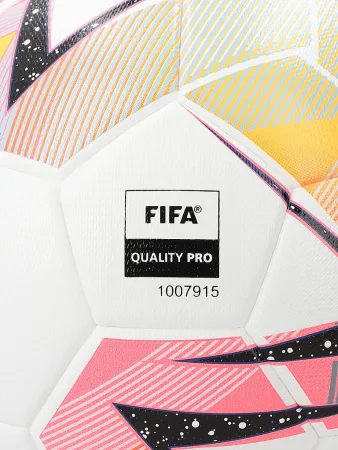 Мяч футзал PUMA Futsal 1, 08376301, р.4, FIFA Quality Pro, 32пан, ПУ, терм.сш, бело-розовый за 6&nbsp;502.50 ₽ купить в Йошкар-Оле