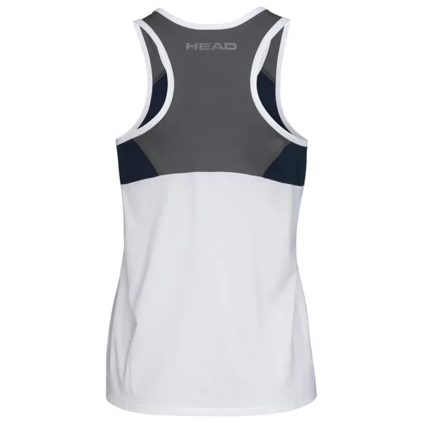 СЦ*Майка жен. HEAD Club 22 Tank Top W 814461-WHDB-L, р.L, 92% полиэстер, 8% эластан, белый за 3&nbsp;500.30 ₽ в Йошкар-Оле