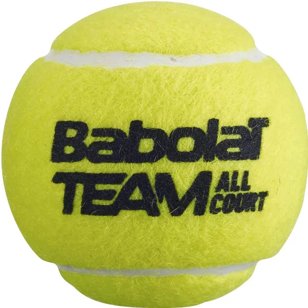 Мяч теннисный BABOLAT Team All Court,502081, уп.4 шт,одобр.ITF, сукно, нат.резина,желтый за 2&nbsp;385.10 ₽ в Йошкар-Оле