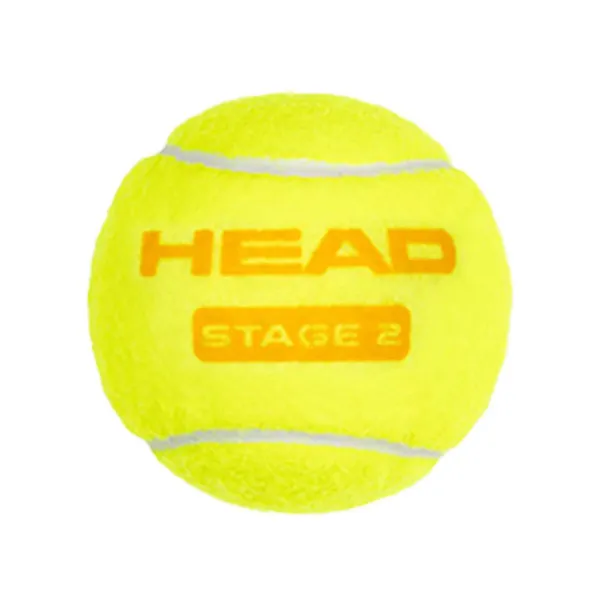 Мяч теннисный детский HEAD Stage 2 Orange, 578423,уп.3 шт, фетр,нат.резина,желто-оранжевый за 836.40 ₽ в Йошкар-Оле