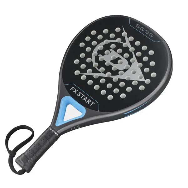Ракетка для падела Dunlop FX Start, 10370737, для начинающих, гибрид, графит, черно-синий за 13&nbsp;175 ₽ в Йошкар-Оле