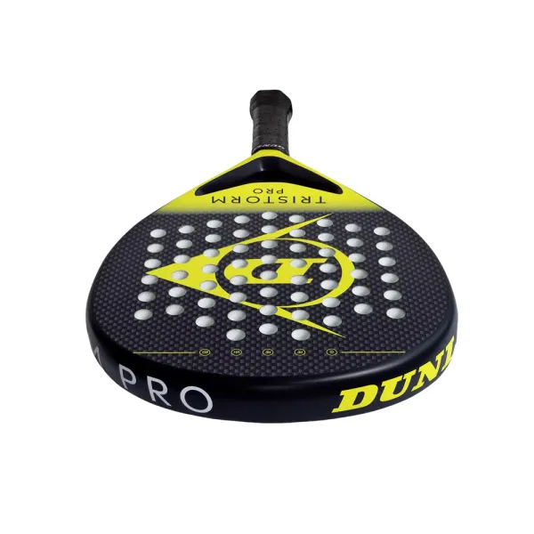 Ракетка для падела Dunlop Tristorm Pro, 10359946, для опытных игроков, графит, черно-желтый за 19&nbsp;643.50 ₽ в Йошкар-Оле