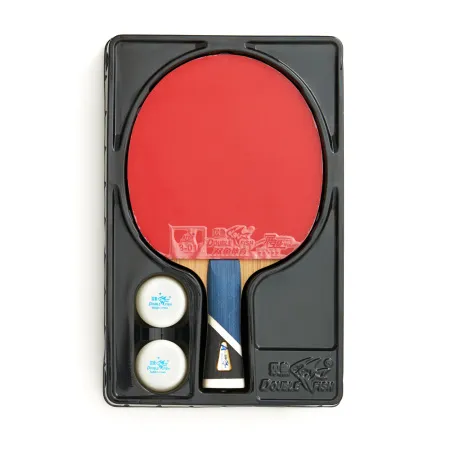 Ракетка для н/т DOUBLE FISH 5A+C, для продвин, ITTF Appr, накл. 2,1 мм, конич. ручка+ 2 мяча V40+мм за 2&nbsp;779.50 ₽ купить в Йошкар-Оле
