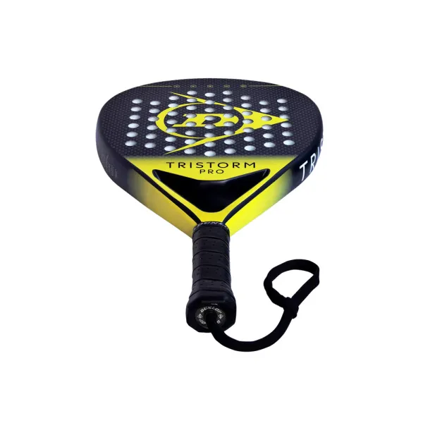 Ракетка для падела Dunlop Tristorm Pro, 10359946, для опытных игроков, графит, черно-желтый за 19&nbsp;643.50 ₽ в Йошкар-Оле