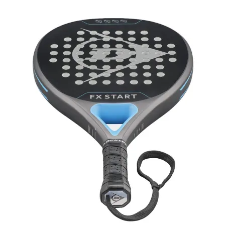 Ракетка для падела Dunlop FX Start, 10370737, для начинающих, гибрид, графит, черно-синий за 13&nbsp;175 ₽ купить в Йошкар-Оле