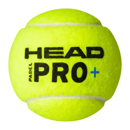 Мяч для падела HEAD Padel Pro+, 540203, уп.3 шт, FIP Approved, войлок,нат.резина,желтый за 933.30 ₽ купить в Йошкар-Оле