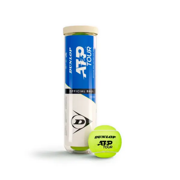 Мяч теннисный Dunlop ATP Official Tour Premium 4B, 601599, уп.4шт, одобр. ITF, нат.резина,фетр. за 1&nbsp;734 ₽ в Йошкар-Оле